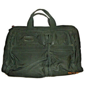 Tumi Expandable‎ Organizer Laptop Bag Black Ballistic Nylon Briefcase